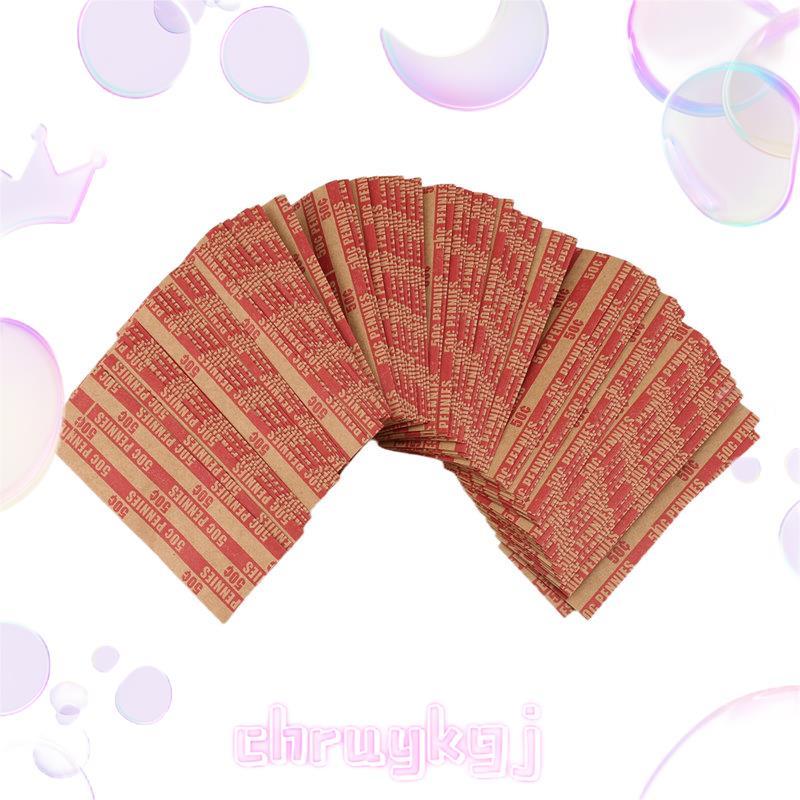100 ชิ้น Penny เหรียญ Wrappers Penny แขนแบน As Shown กระดาษ Penny Rolls Wrappers chruykgj.th