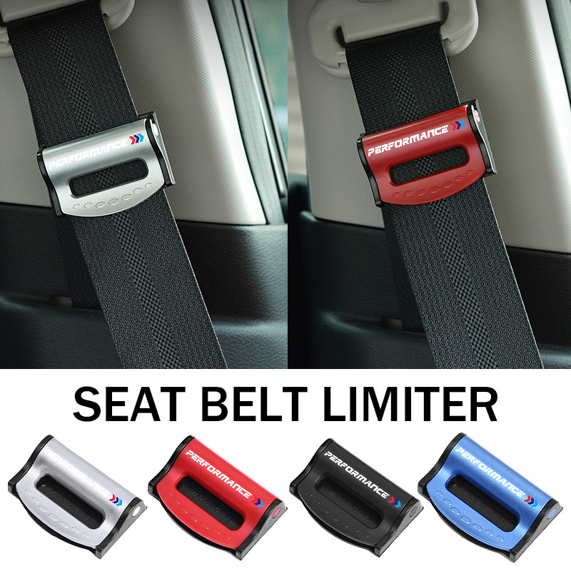 รถความปลอดภัยเข็มขัดนิรภัยหัวเข็มขัดคลิป Seatbelt Stopper Adjuster คลิปสําหรับ BMW Performance Alpin