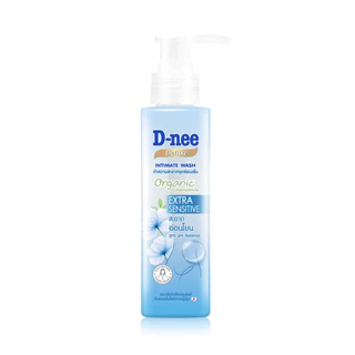 D-Nee Deluxe Intimate Wash-Extra Sensitive 130ml ดีนี่ ผลิตภัณฑ์ทำความสะอาดจุดซ่อนเร้น สูตร pH Balance.