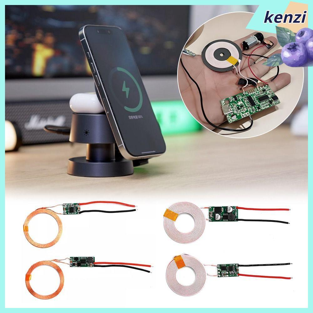 KENZI แหล่งจ่ายไฟไร้สาย, ตัวรับสัญญาณ DIY โมดูลชาร์จไร้สาย, Professional 5V1A/5V2A เครื่องส่งสัญญาณ 