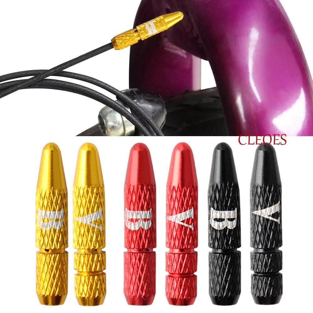 CLEOES Shifters Ultra-Light Aluminum Caps สำหรับสายเบรกจักรยานภูเขา