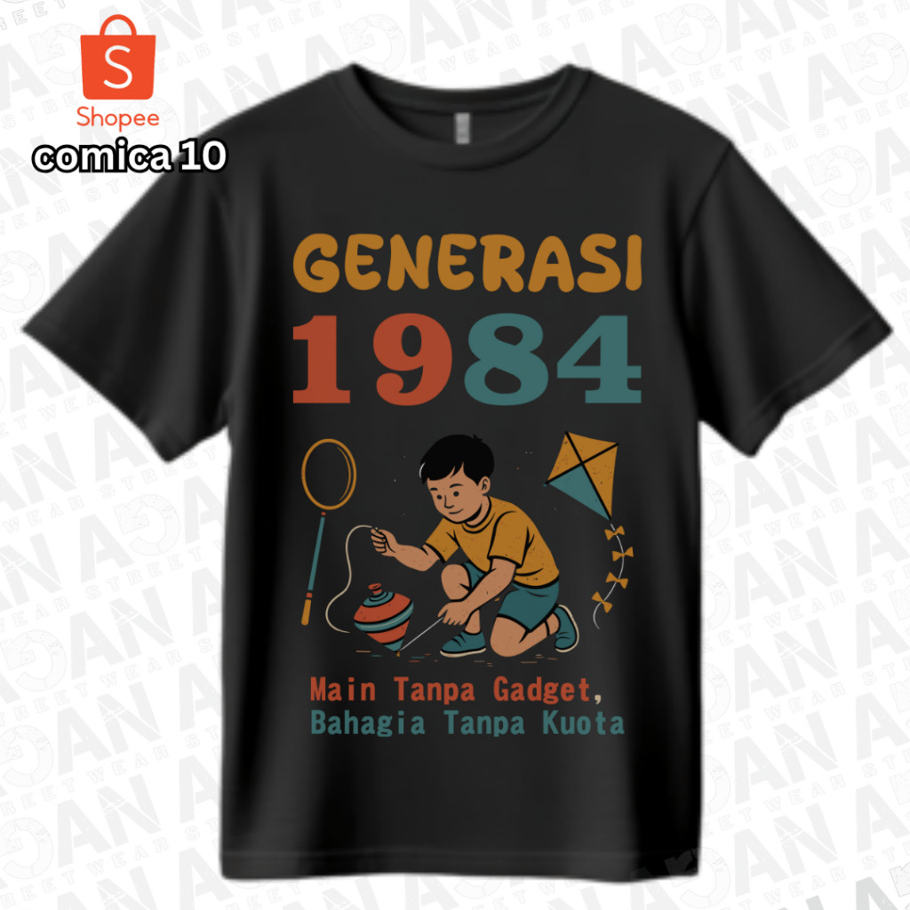 KATUN 1984 เสื้อยืดเกิดปีทําจากผ้าฝ้ายหวีแท้สําหรับผู้ชายและผู้หญิงมาตรฐาน distro