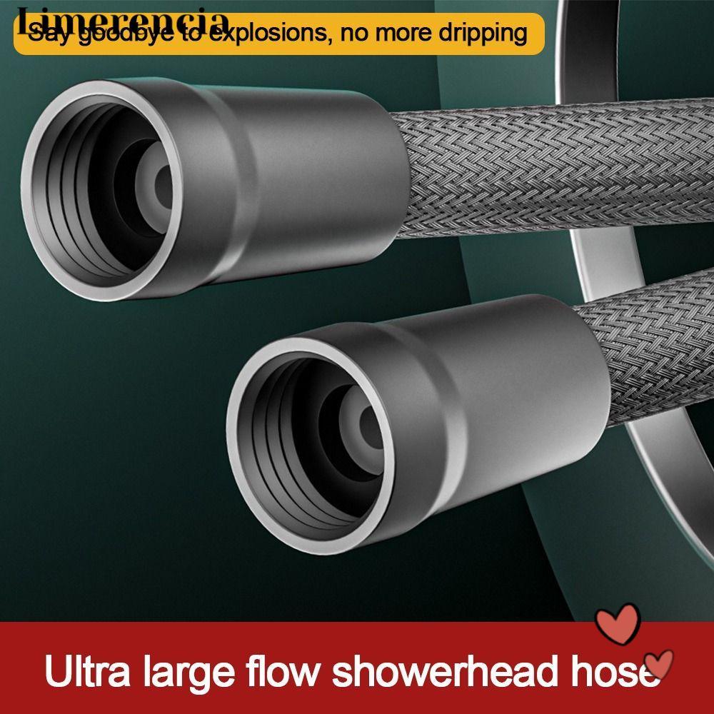 IFFINE 1.5/2 เมตรมือถือสายฝักบัว, Anti Winding Universal Interface Shower Tube, ทนทานยืดหยุ่น GI/2 แ