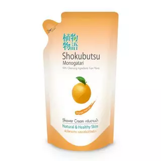 แพ็ค 3 ถุง Shokubutsu โชกุบุสซึ ครีมอาบน้ำ แบบถุงเติม 400-500 มล. เจลอาบน้ำ ครีมอาบน้ำโชกุบุสซึ กลิ่นหอมสดชื่น