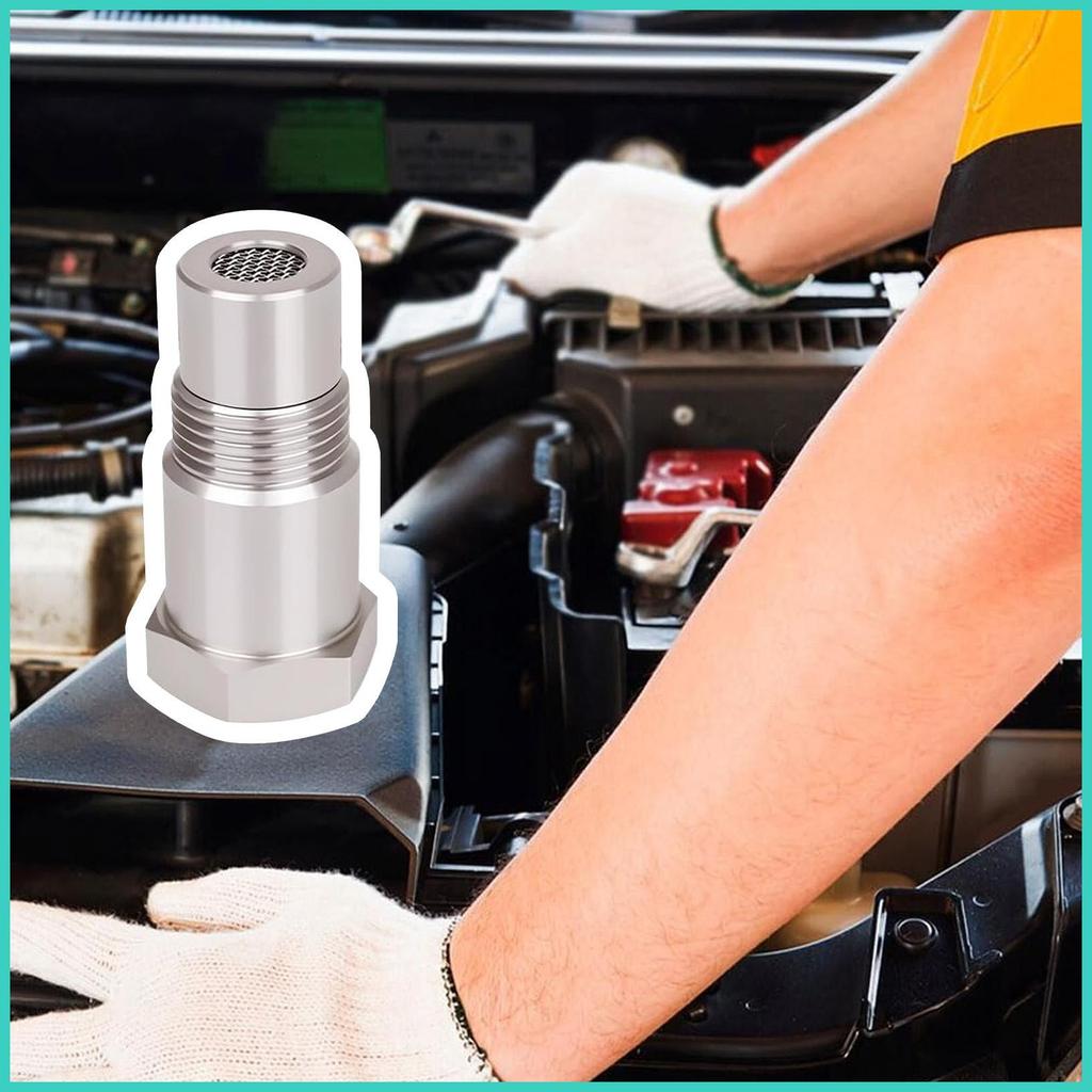 O2 เซนเซอร์ Spacer อะแดปเตอร์สแตนเลส 2 ชิ้น O2 เซนเซอร์ Bypass ตัวเชื่อมต่อเปลี่ยนยานยนต์สําหรับเครื