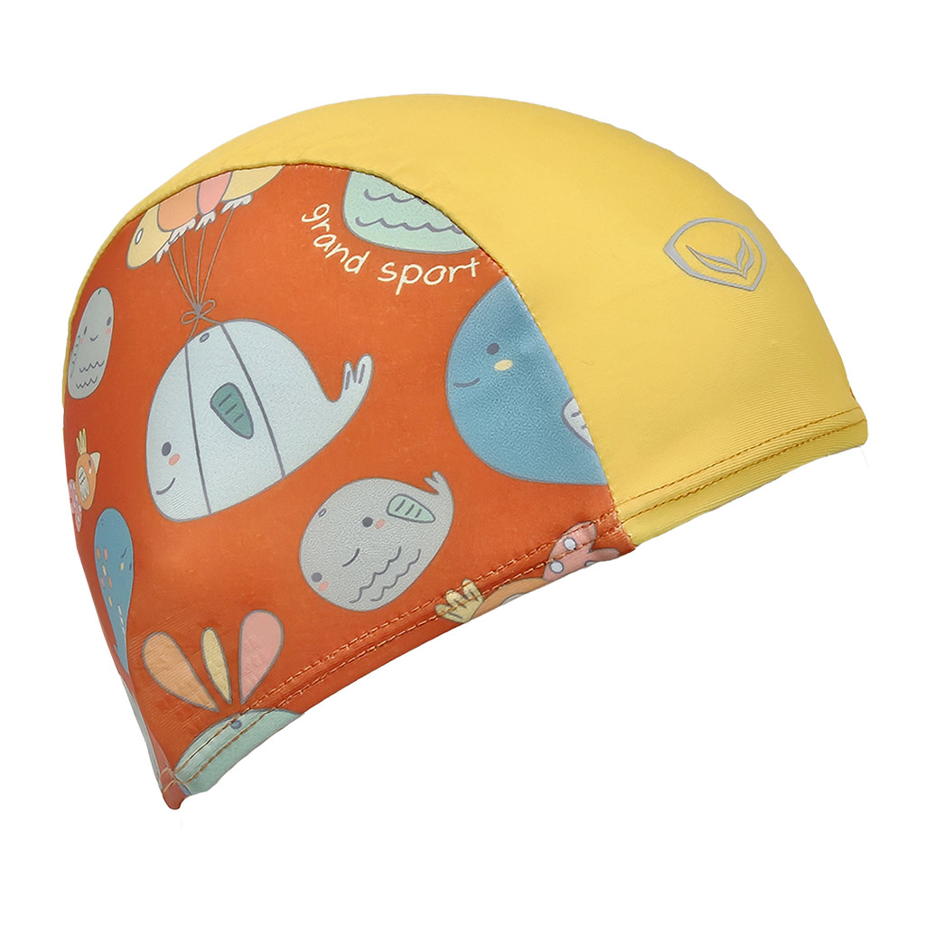 GRAND SPORT หมวกว่ายน้ำตัดต่อลายการ์ตูน JUNIOR’S SWIM CAPS รหัส : 343425
