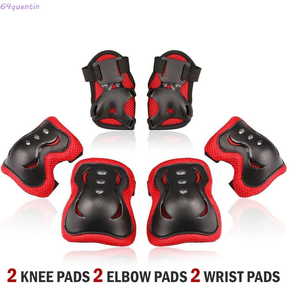 กันกระแทกลำคอกีฬา 6 ชิ้น/เซ็ต สำหรับ Roller Skates และ Inline Skates