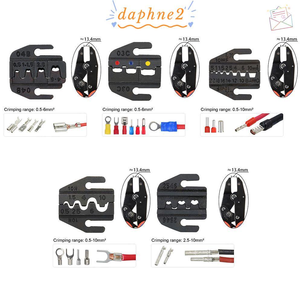 DAPHNES Ferrule Crimp ชุดคู่มือมัลติฟังก์ชั่ YF Series Connector YF-04B/ 03C/ 10N / 2546B ช่างไฟฟ้าเ