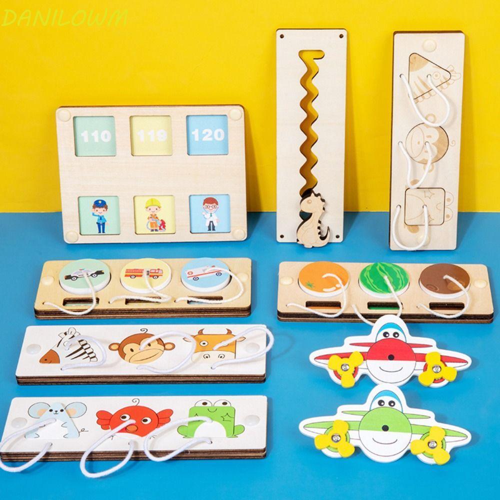 DANILOWM Busy Board Accessories, Ability Training Montessori Busy Board DIY ปริศนาของเล่น, Sensory B