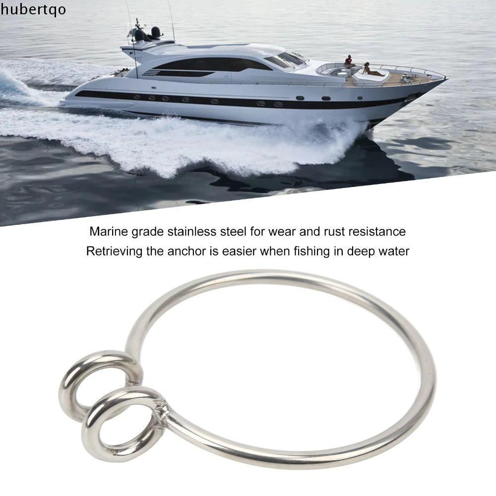 HUBERT Marine Anchor Retrieval Ring, Silver Color 8mm Size Anchor Retrieving System, การก่อสร้างเชื่