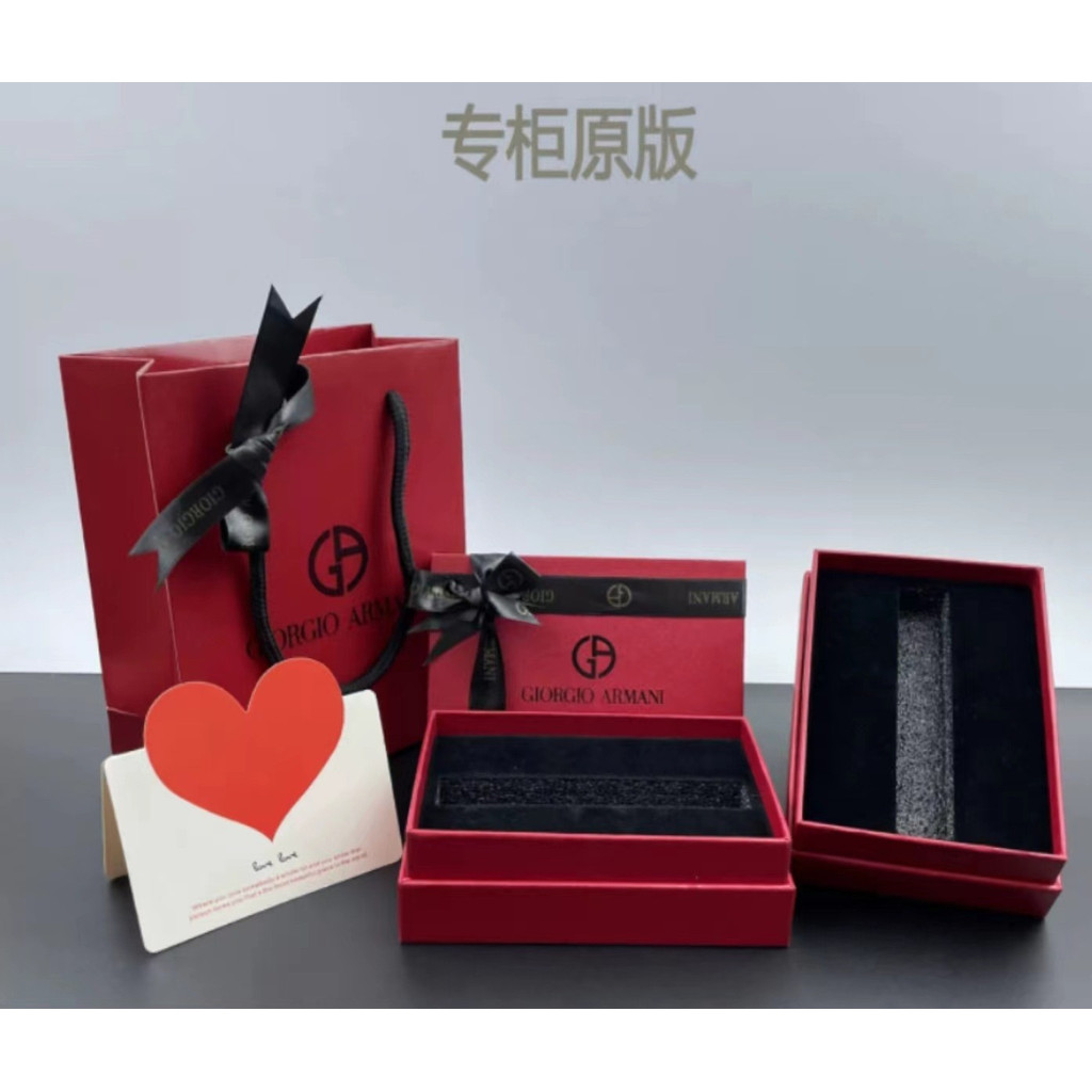 Armani Lipstick Box Lip Glaze Cushion Packaging Box Liquid Foundation Perfume Box Shopping Tote Bag 
