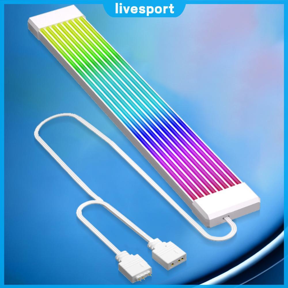 ⚡24ชม.⚡ ที่มีประโยชน์ 5V 3Pin RGB LED Light Strip Bar 8Pin 24Pin PSU RGB Cable Extensions