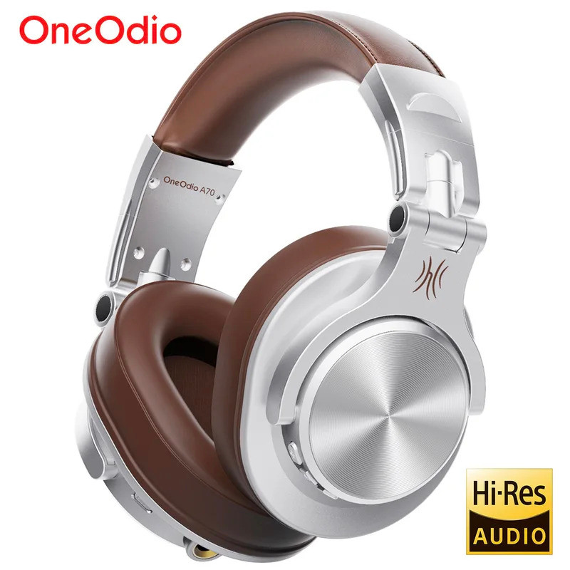 Oneodio A70 Fusion แบบมีสาย + ไร้สายบลูทูธ 5.2 หูฟังสําหรับโทรศัพท์พร้อมไมโครโฟน Over Ear Studio DJ 
