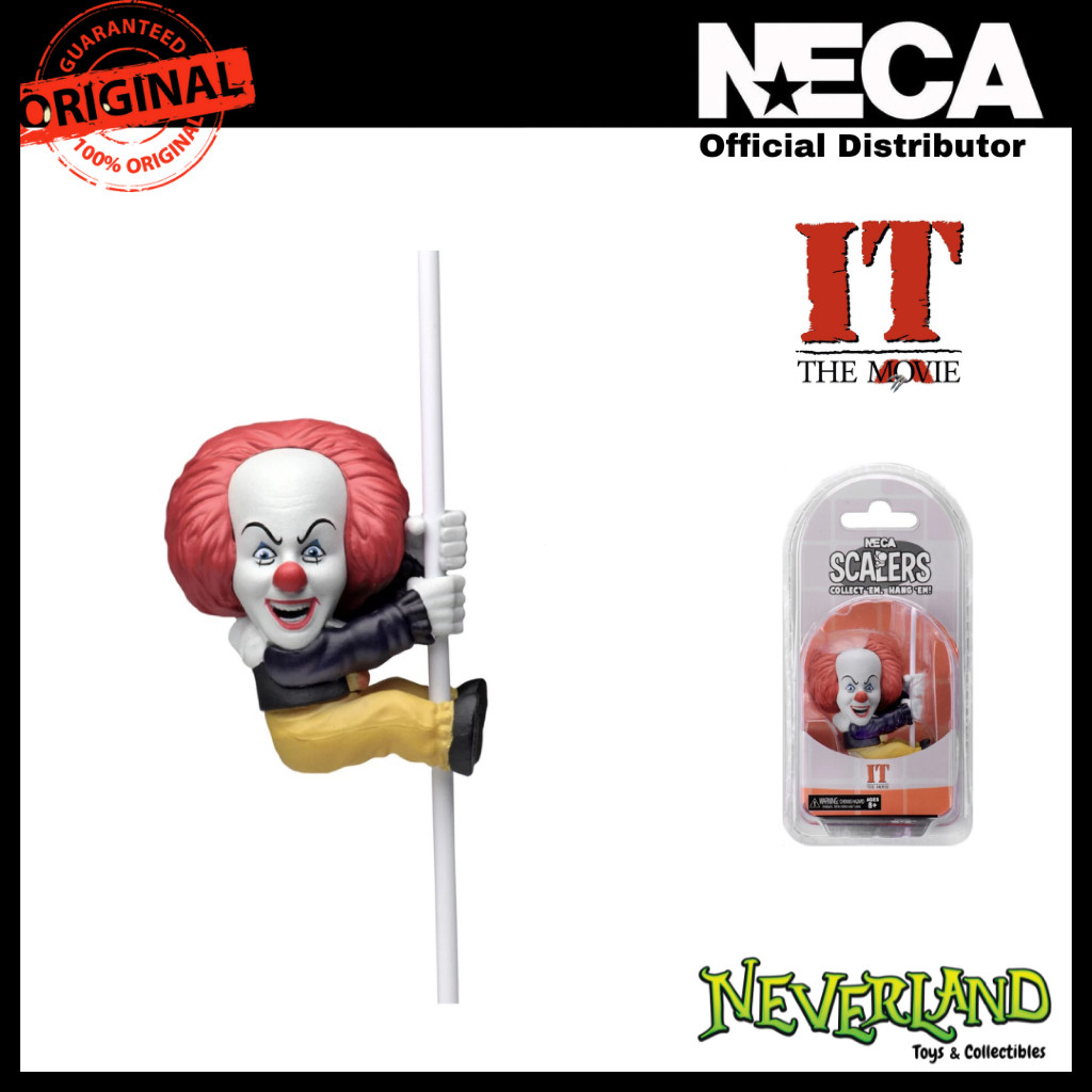 (🔵PRE-ORDER)(NECA) Scalers - 2" Characters - IT - "Pennywise" (1990 Miniseries)