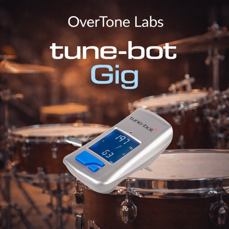Overtone Labs Tune-Bot Gig Drum Tuner Digital Tuning Tool