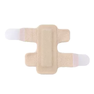 เฝือกนิ้วโป้งแบบปรับได้ สีเนื้อ ผ้าโพลีเอสเตอร์ 6g - รองรับ 4 นิ้วและนิ้วโป้ง พร้อมอลูมิเนียมในตัว