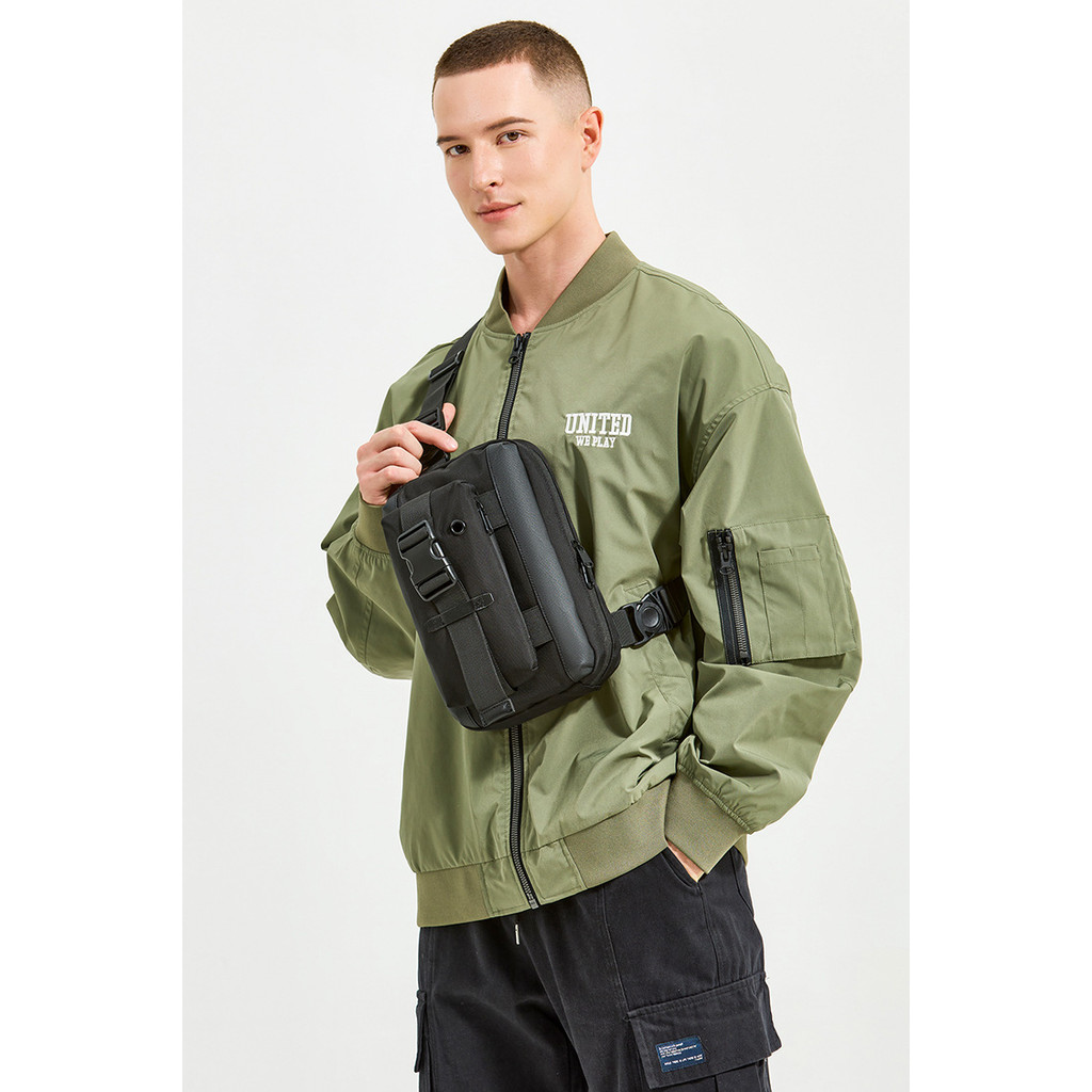 Xinda Multifunctional Multi-Purpose Boy Chest Bag Functional Cross-Body Bag Sports Street Wear Shoul