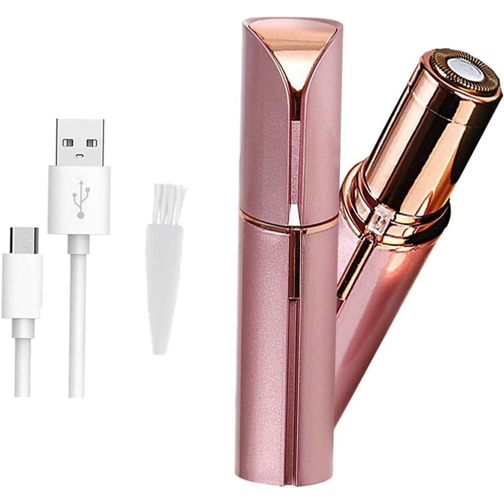 Facial Hair Remover for Women,Lady Face Hair Shaver for Women,USB Rechargeable and Painless Face Hai