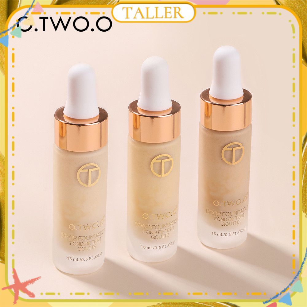 ✧พร้อมส่ง 1/2/3 ชิ้น รองพื้นเนื้อลิควิดสีทอง O.two.o ไวท์เทนนิ่ง มอยส์เจอไรเซอร์ คอนซีลเลอร์ รองพื้น