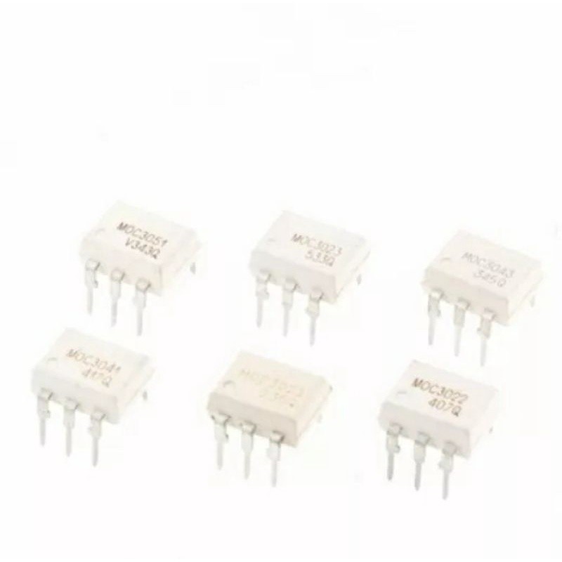 ของแท้ มือ 1 IC 6ขา MOC3010 3011 3012 3020 3021 3023 3032 3033 3041 3042 3043 3051 3052 3061 3063 3083 5008 ร้านใน กทม ราคา ถูกที่สุด ดีลบีเคเค แกลเลอรีภาพที่ 3