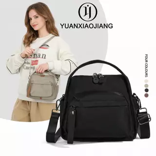 YUANXIAOJIANG กระเป๋าสะพายข้างผู้หญิง รุ่นใหม่ ผ้าไนลอนกันน้ำ ใช้ได้ทั้งชายหญิง สะพายไหล่หรือสะพายเฉียงได้