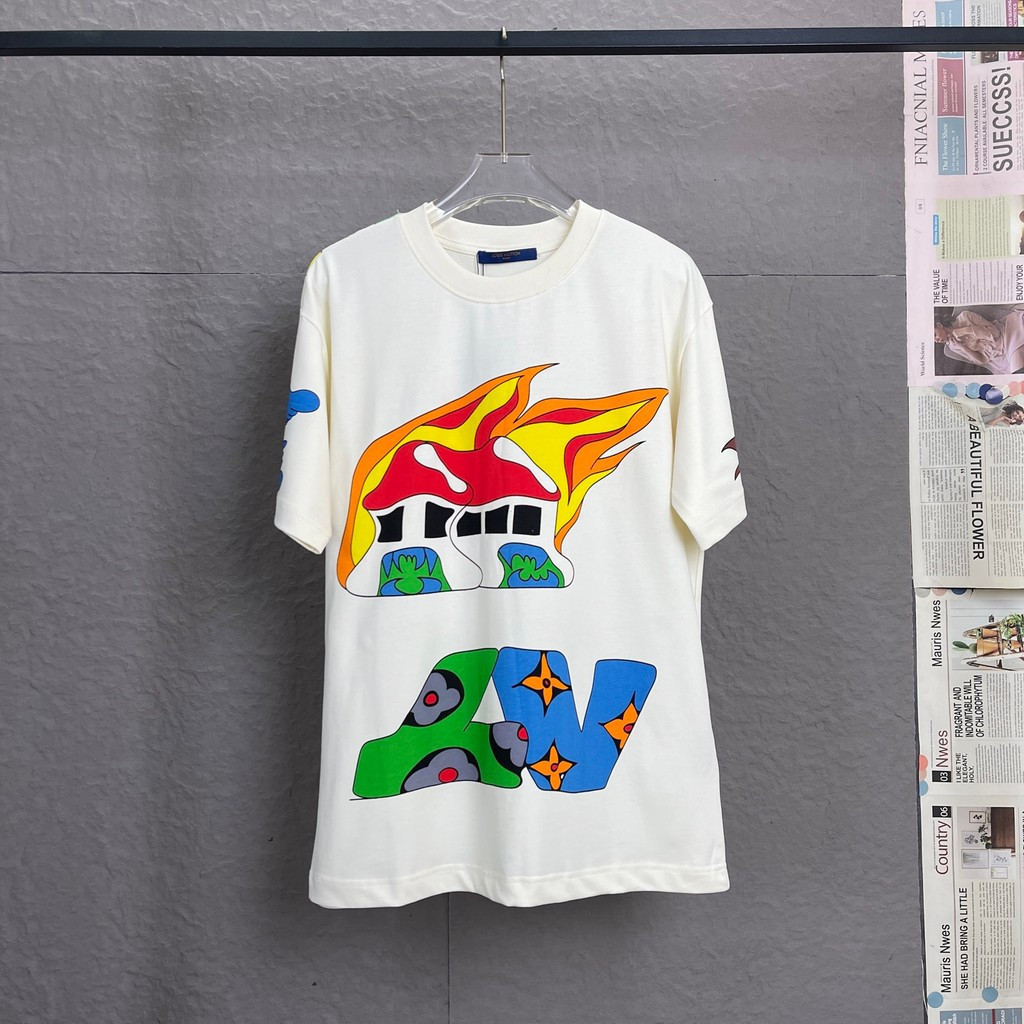 LO% UIS VU & ITTON/L @ V2026 Star คลาสสิกรอบคอแขนสั้นเสื้อยืดผู้ชายผู้หญิงสไตล์ Breathable เว็บไซต์อ