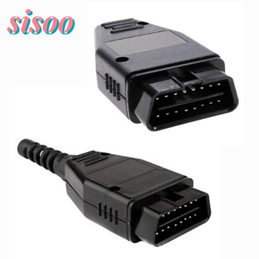 SIO OBD2 Connector อะไหล่ DIY อุปกรณ์เสริม OBD ปลั๊กชาย