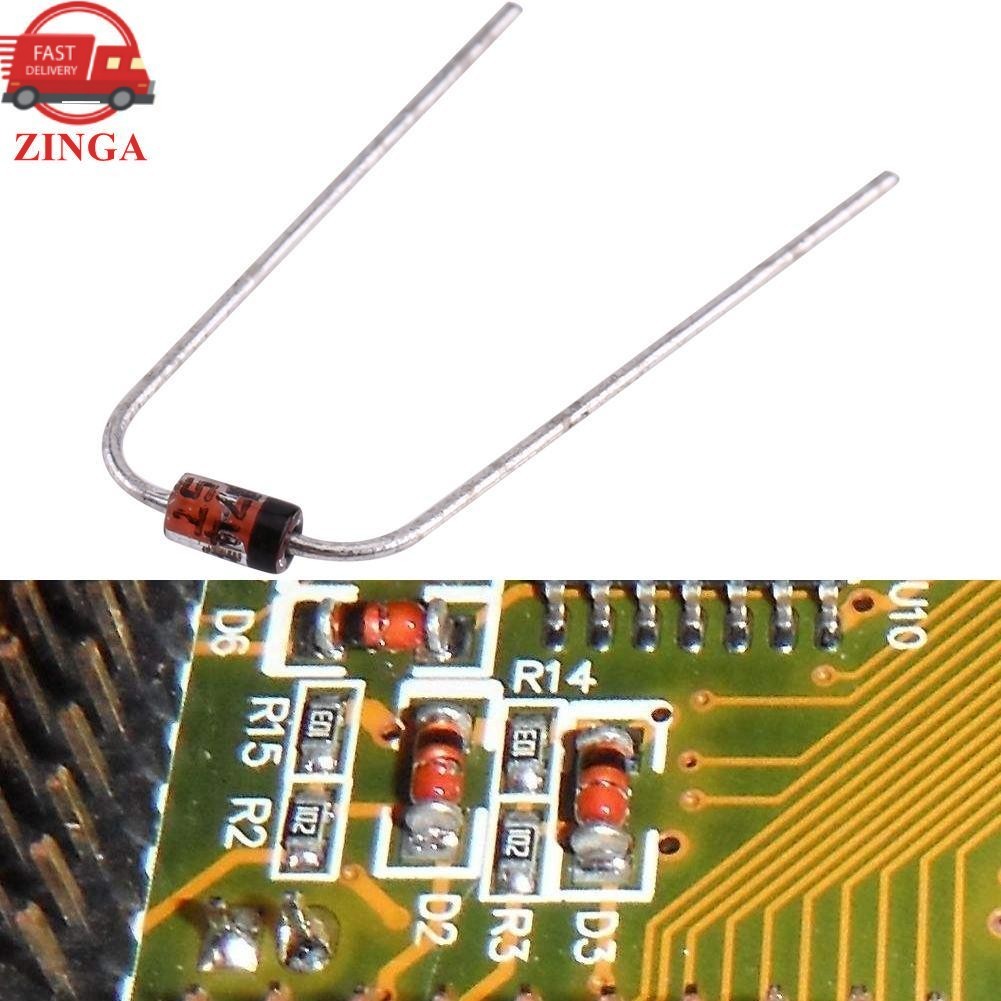 Zinga Zinga 200 ชิ้น 10 ค่า Zener ไดโอดอิเล็กทรอนิกส์ชิ้นส่วน 1N4738-1N4748 พร้อมกล่อง