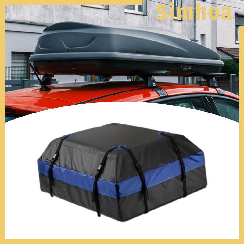 [SIMHOA] Car Rooftop Cargo Carrier สิ่งที่แนบมา 420 ผ้า Oxford Soft Universal Rooftop Cargo Bag สําห