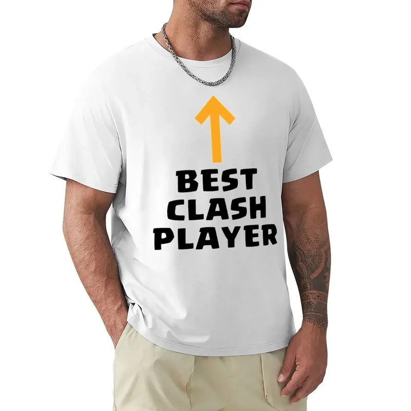 Clash Of Clans - เสื้อยืด Clash Player Essential สุดยอด เสื้อยืดลายอนิเมะวินเทจ เสื้อยืดผ้าฝ้ายสั่งท