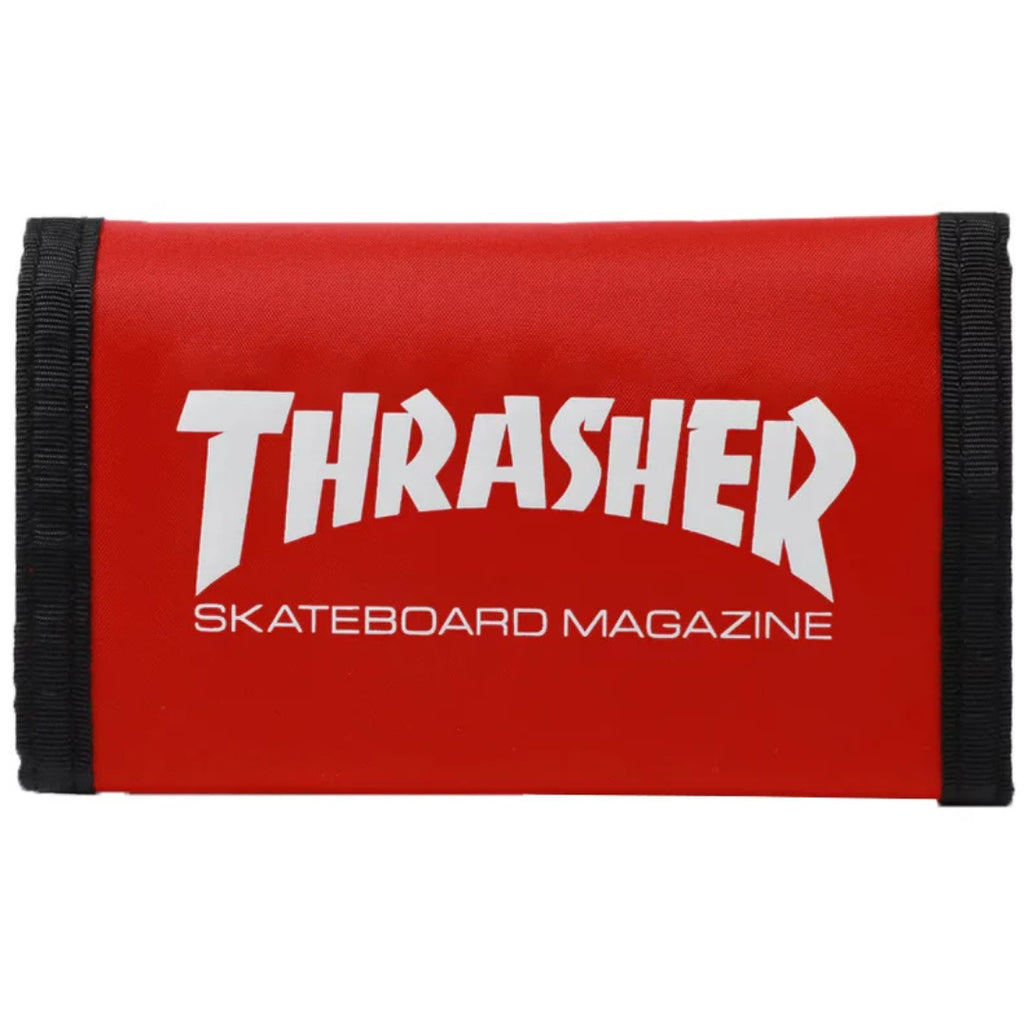 Thrasher Skate Mag Velcro Wallet Red
