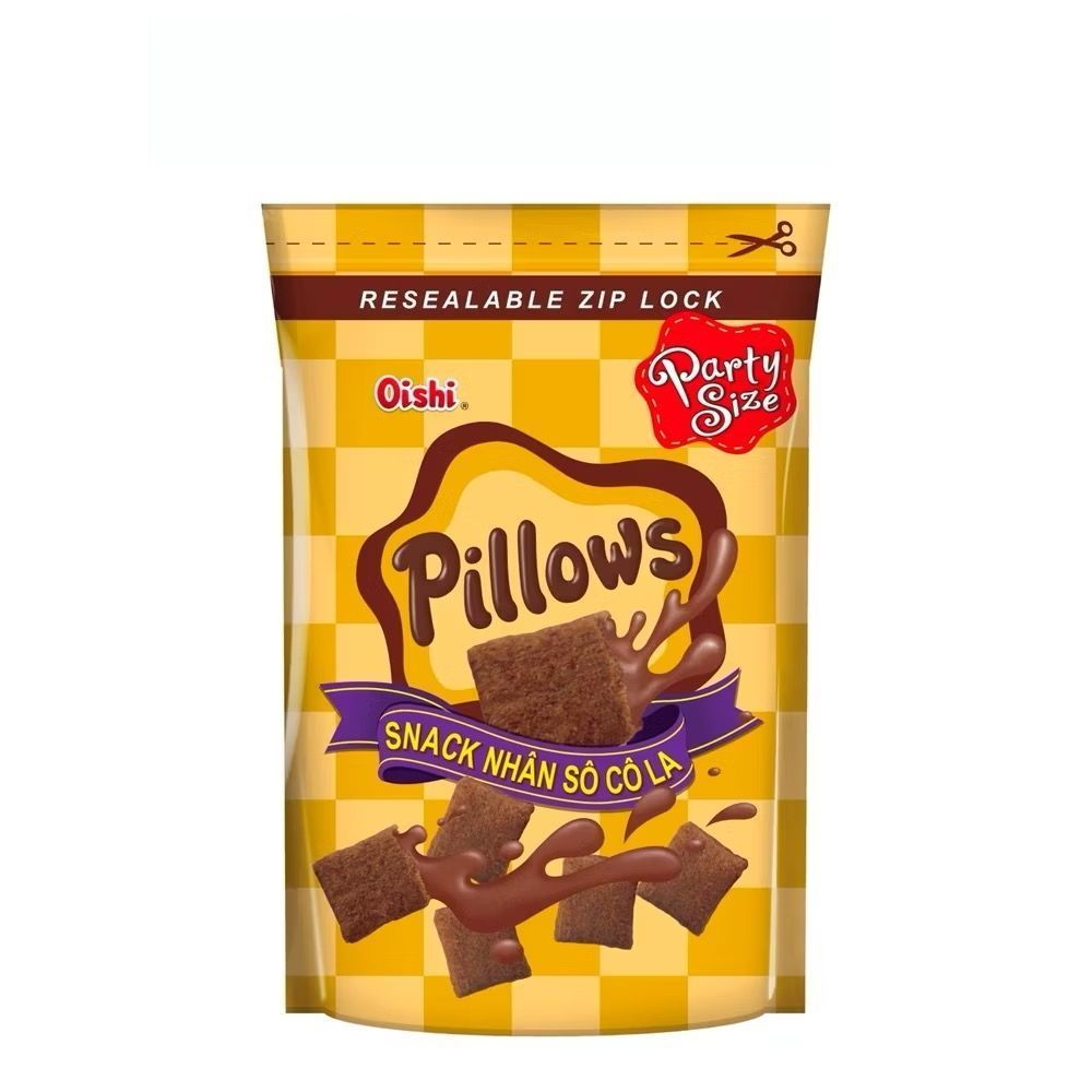 เวียดนาม Oishi Shanghaojia ช็อกโกแลตแซนวิชบิสกิต Shortbread Influencer สํานักงานของว่างสบายๆบรรเทา G