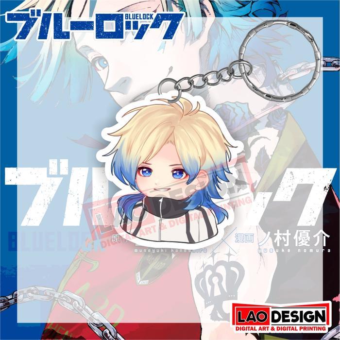 Gantungan Kunci Michael Kaiser Blue Lock - Gantungan Kunci Blue Lock - Gantungan Kunci Anime - Gantu