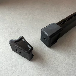 ตูดแม็ก ฐานแม็ก สำหรับ Glock พิมพ์ด้วยเครื่องพิมพ์ 3D วัสดุ PETG
