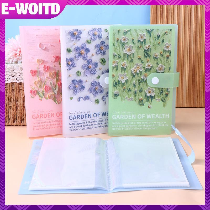E-WOITD A6 Budget Binder ประหยัดเงินซองจดหมายเงิน Challenge กันน้ํานํากลับมาใช้ใหม่ Saving Challenge