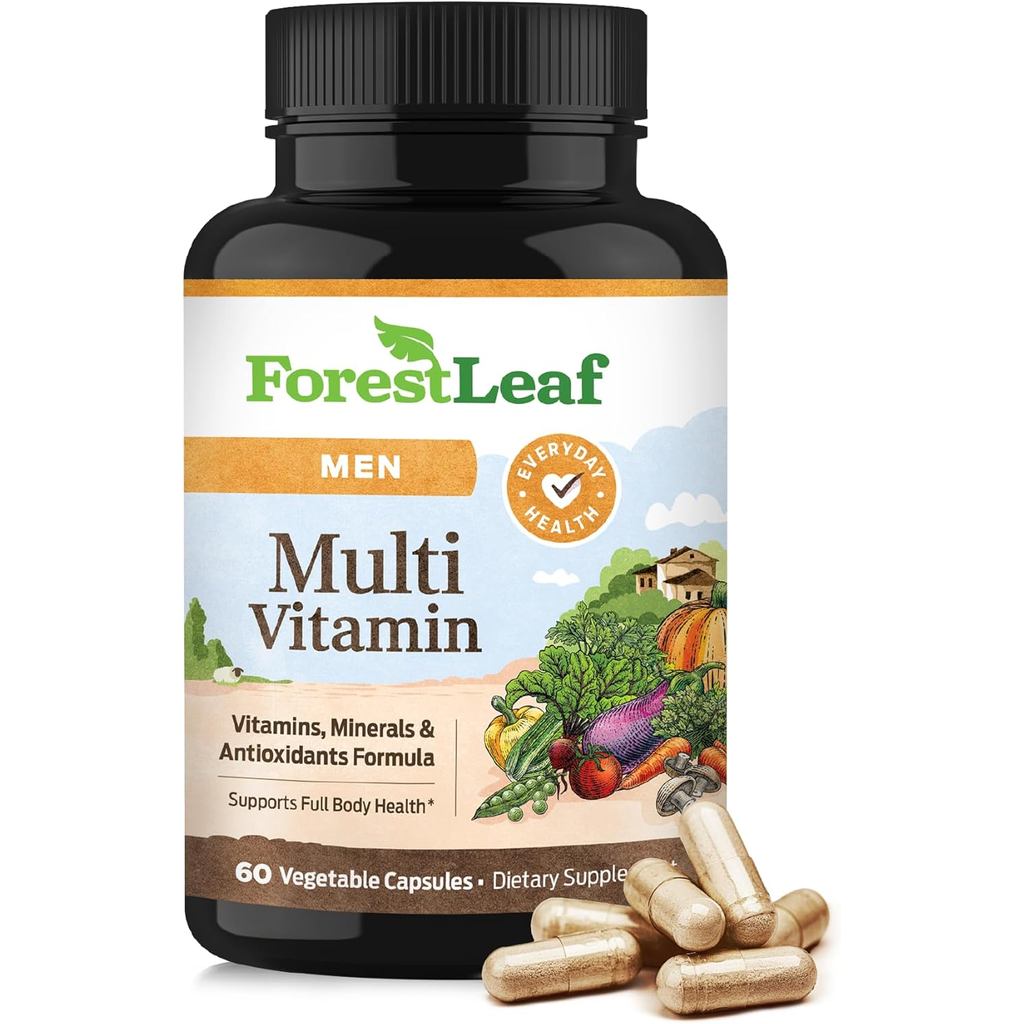 ForestLeaf Daily Vitamin Multivitamin for Men, Multi-Vitamin for Men - Mens Multivitamins & Multimin