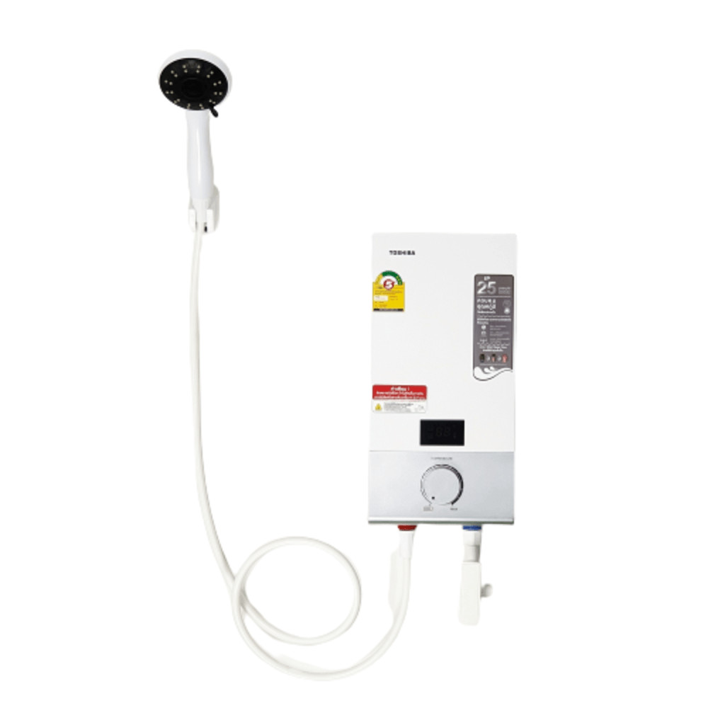 TOSHIBA เครื่องทำน้ำอุ่น 3800วัตต์ DSK38ES5KW สีขาว