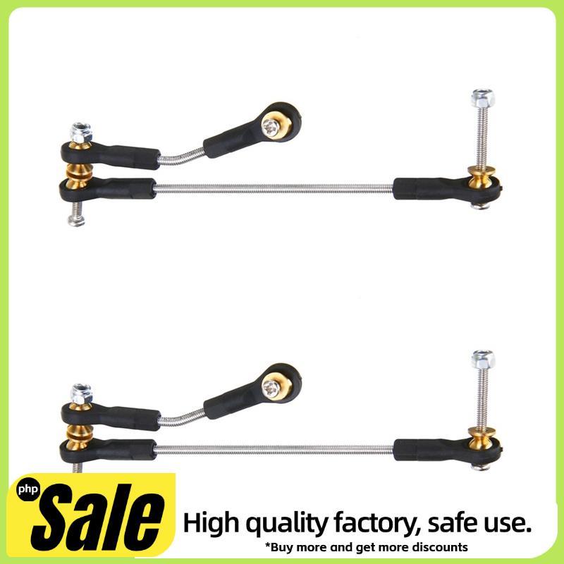 2 ชุดพวงมาลัย Link Servo Link Rod พวงมาลัยสําหรับ C14 C24 C34 B1 B14 B24 B16 B36 1/16 RC รถอะไหล่