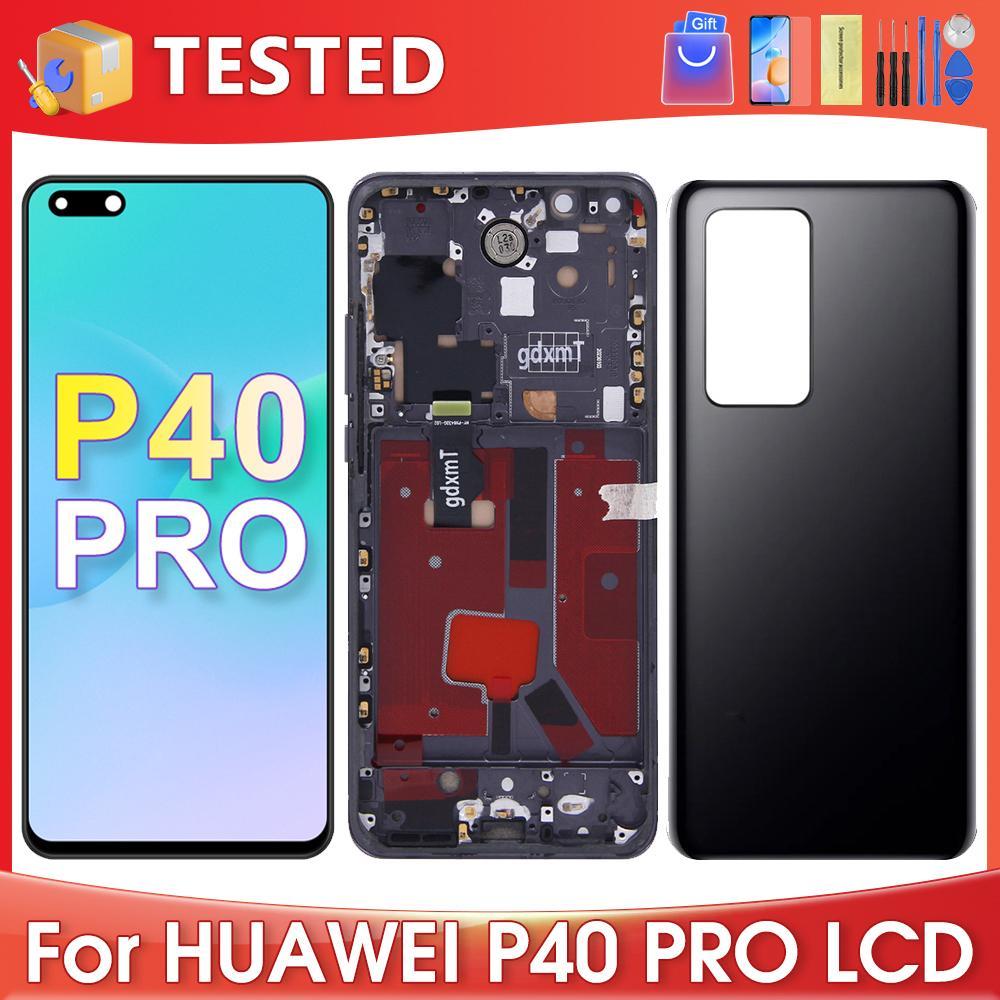 สําหรับHUAWEI P40 ProทดสอบP40Pro ELS-NX9 ELS-N04 AN00 TN00 จอแสดงผลLCD Touch Screen Digitizer Assemblyเปลี่ยน