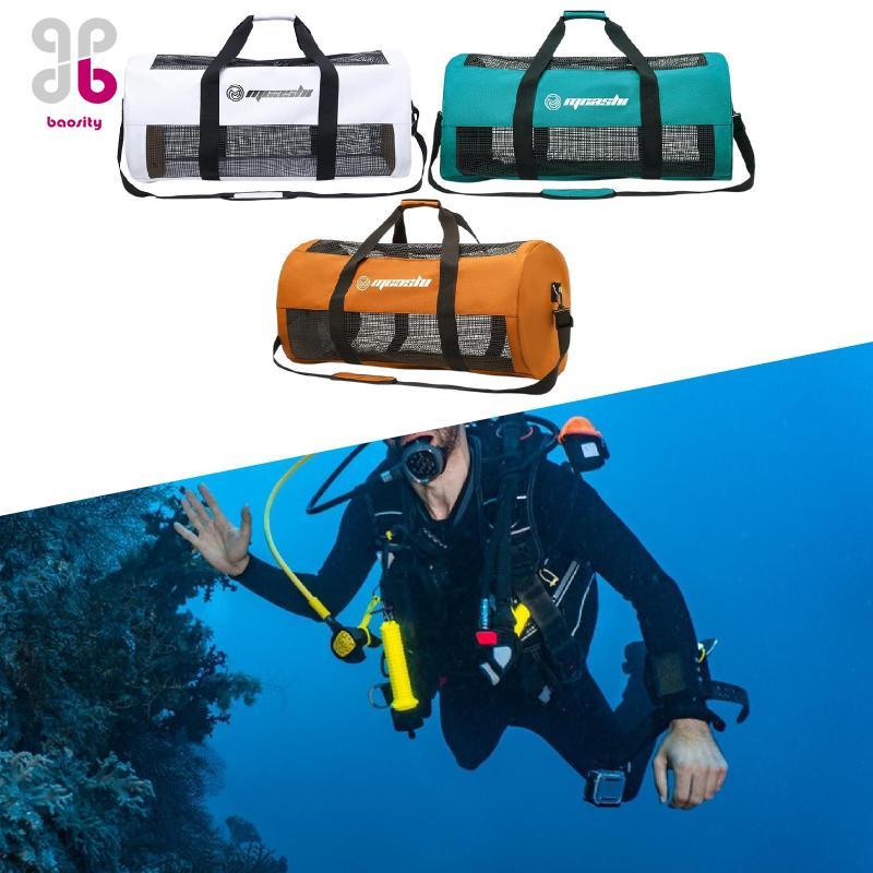 Baosity Mesh Duffle Bag 60L Storage Bag Scuba Gear Bag Mesh Duffel Bag for