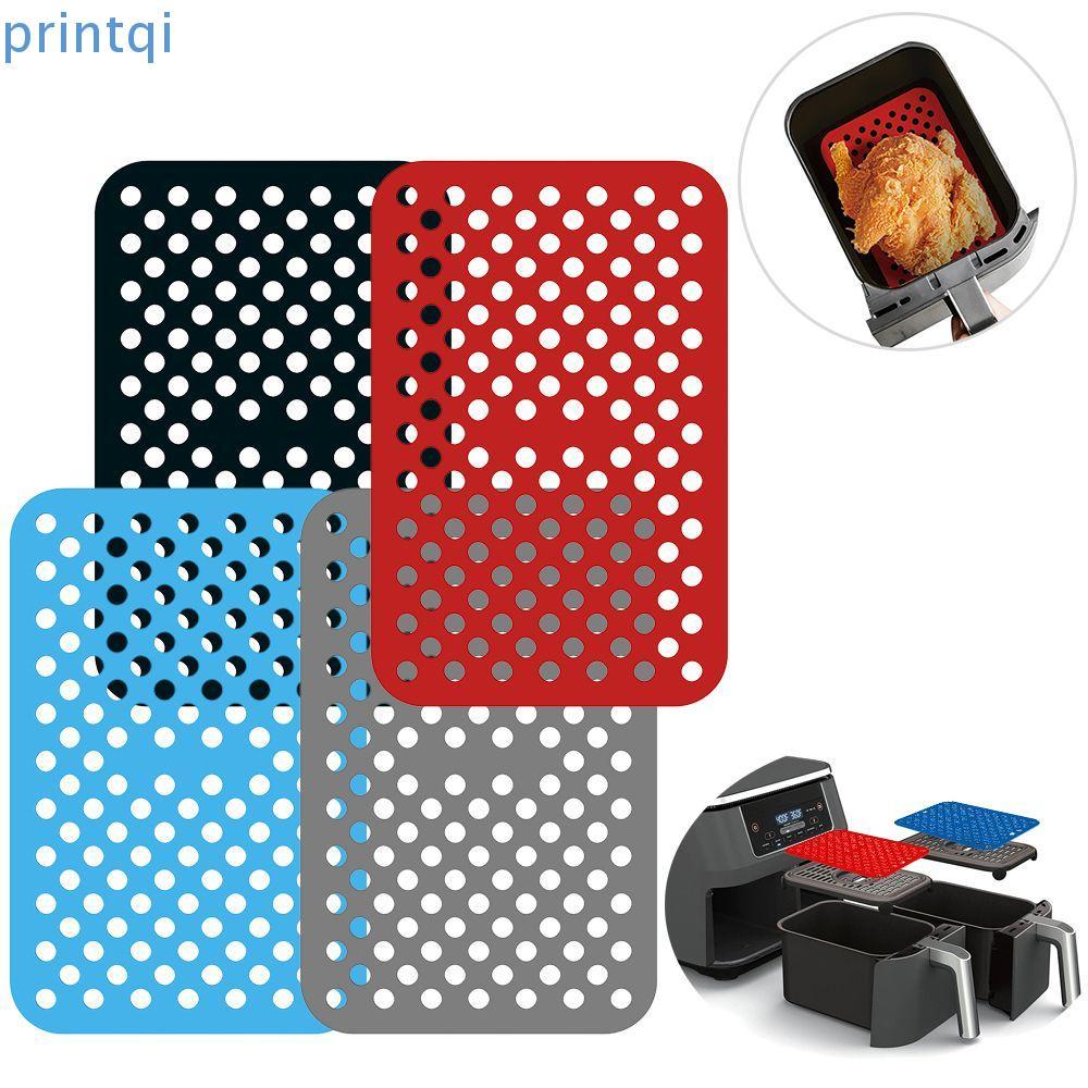 PRINTQI Air Fryer Mat Nonstick สี่เหลี่ยมผืนผ้าอุปกรณ์เสริมสําหรับ Ninja DZ201 Foodi สําหรับ Ninja F