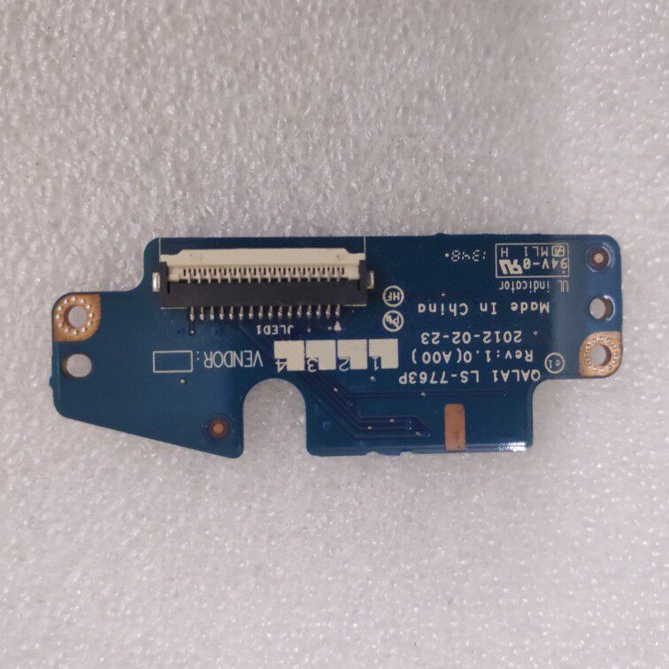 เหมาะสําหรับ Dell Latitude E6530 ไร้สายสวิทช์ควบคุมระดับเสียงไฟ LED บอร์ดขนาดเล็ก LS-763P