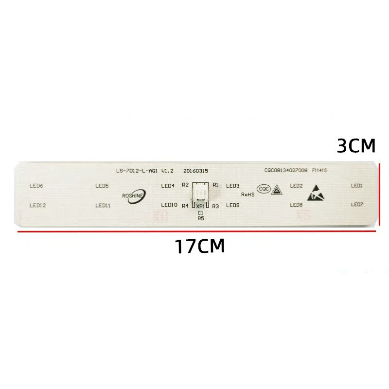 M Midea ตู้เย็นตู้แช่แข็งแสงตู้เย็นห้องแสงบาร์ LED Luminous Body อุปกรณ์เสริม Midea BCD-516WKME