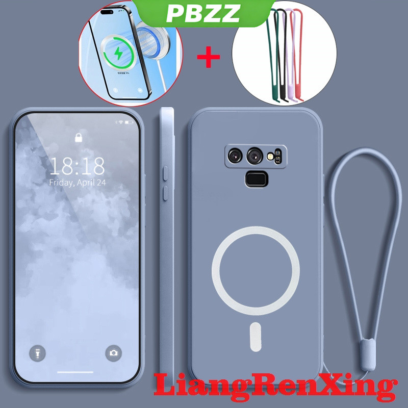 PBZZ เคสสําหรับ SAMSUNG note 9 เคสโทรศัพท์ Softcase Liquid Silicone Protector Smooth กันกระแทกฝาครอบกันชนดีไซน์ใหม่ความงาม แม่เหล็กดูดไร้สาย YTBSWX01 ราคา ถูกที่สุด ดีลบีเคเค แกลเลอรีภาพที่ 6