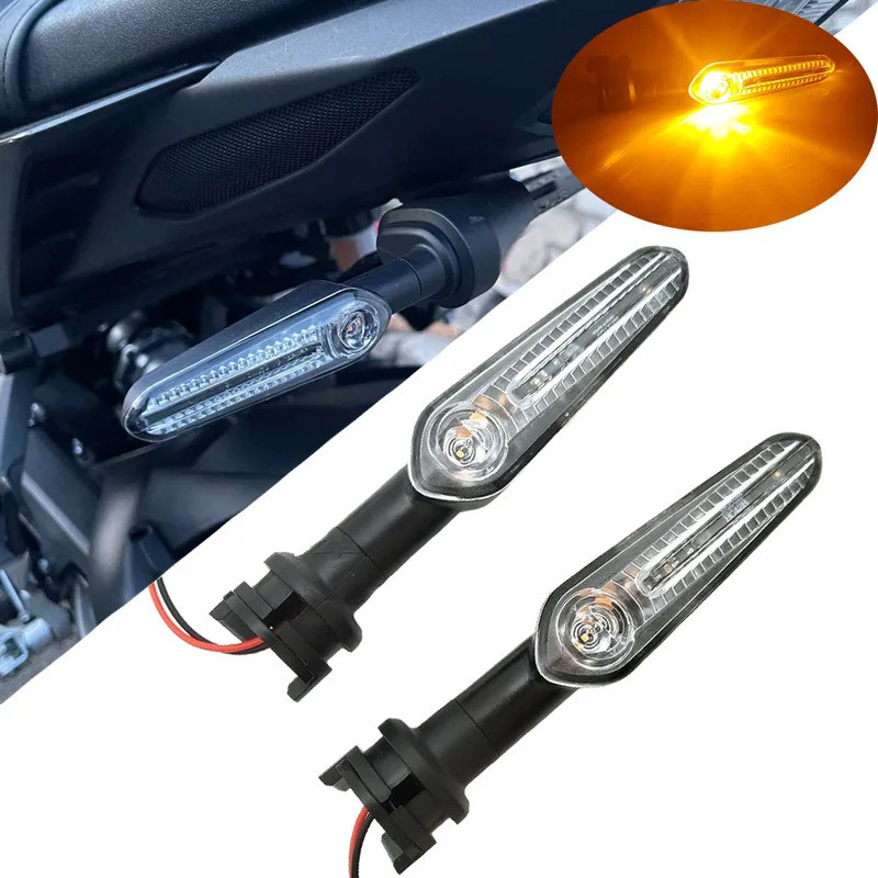 รถจักรยานยนต์ Mini LED ไฟเลี้ยว Moto กระพริบ Light clignotant Moto LED สําหรับ YAMAHA MT07 Tracer 70