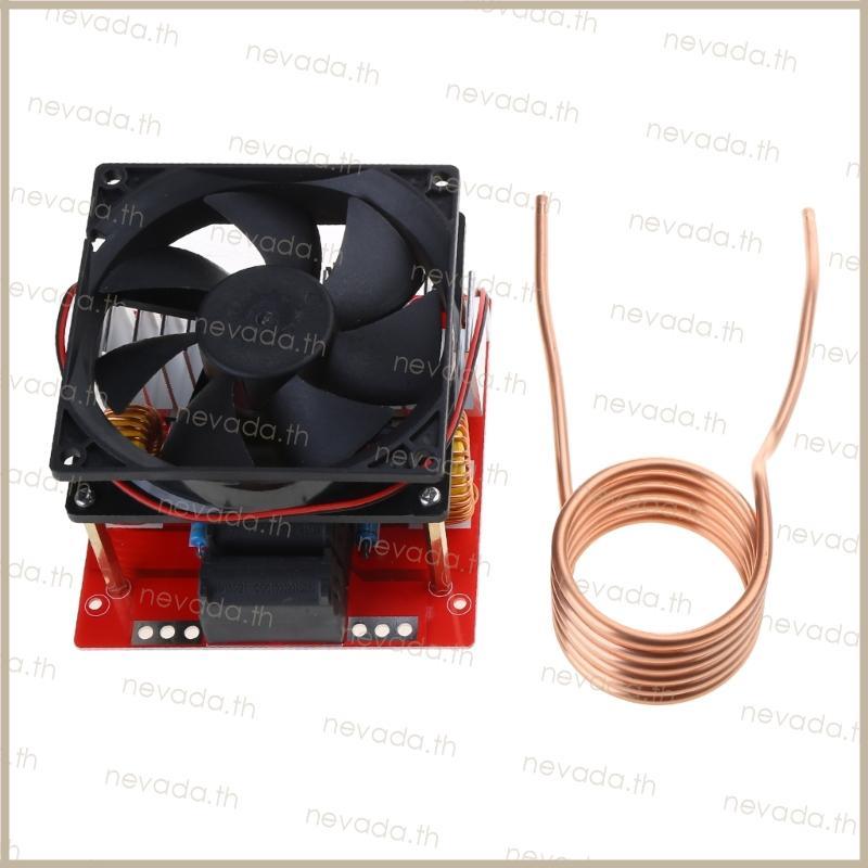 Nev ʚɞ 1000W ZVS เครื่องทําความร้อนโมดูลบอร์ดเหนี่ยวนําพร้อมการเปลี่ยนหลอดทองแดง