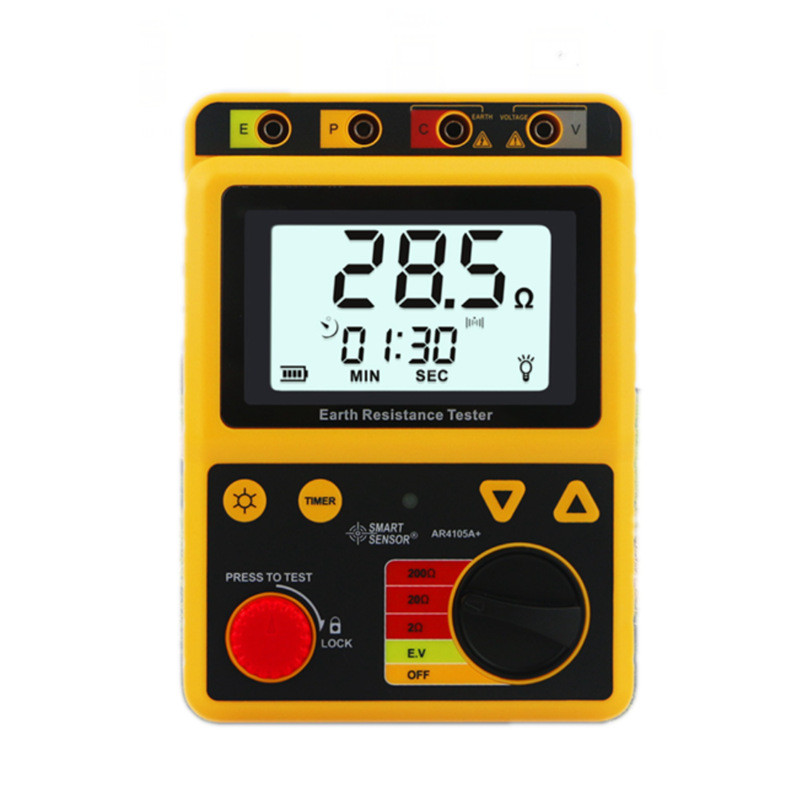 เครื่องทดสอบความต้านทานสายดิน AR4105A+/ B เครื่องปั่นกราวด์ดิจิตอล ST4105A/B