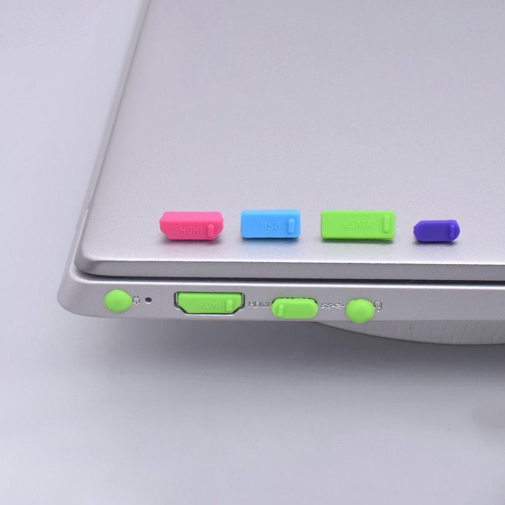 16 ชิ้น/เซ็ต Universal กันฝุ่นแล็ปท็อปซิลิโคนพอร์ต Protector ยืดหยุ่น USB แล็ปท็อปคอมพิวเตอร์กรณีบล็