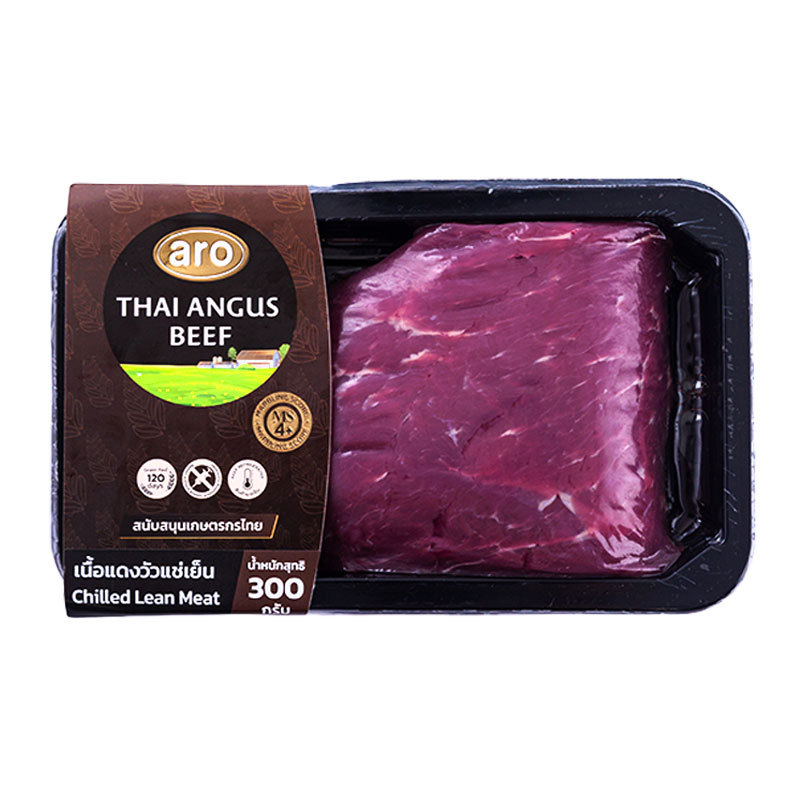 เอโร่ โกลด์ เนื้อแดงแองกัส MS4+ 300 ก. (ARO GOLD ANGUS BEEF LEAN MEAT MS4+ 300 G)