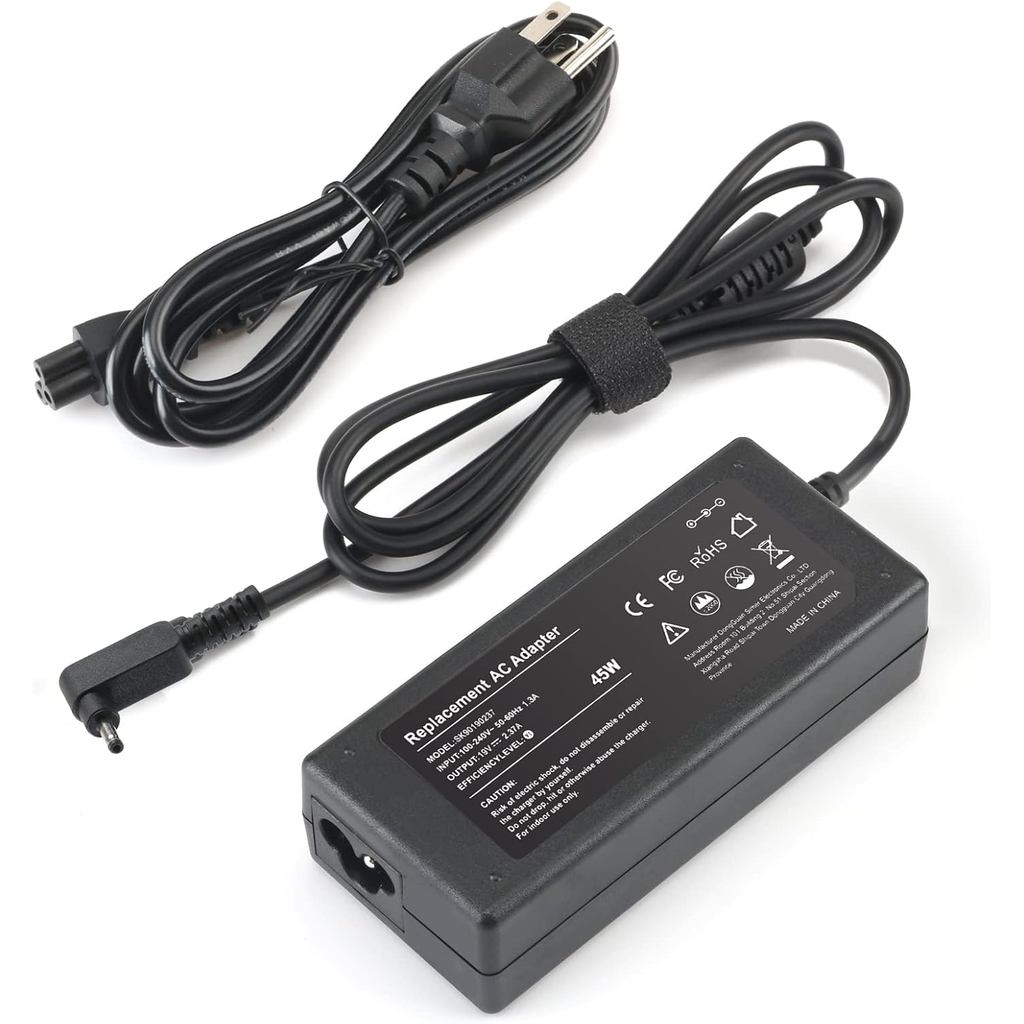 19V 2.37A 45W อะแดปเตอร์ AC แล็ปท็อปชาร์จเข้ากันได้กับ Acer Aspire 5 A515-44 A515-46 A515-54 A515-55